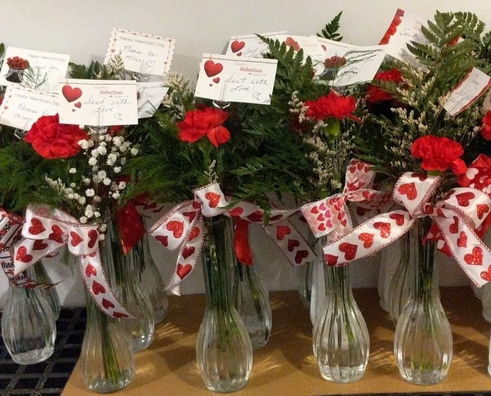 An abundance of red roses to be delivered to residents of Belmont County on Valentines Day