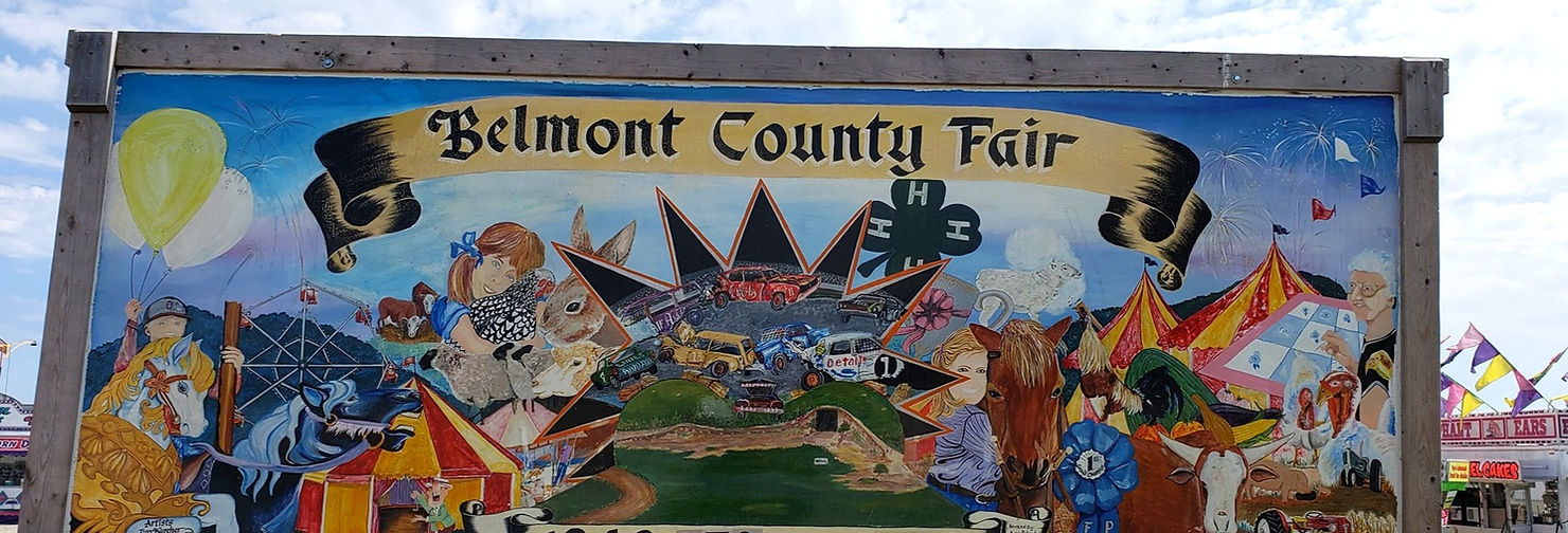The mural at The Belmont County Fair.