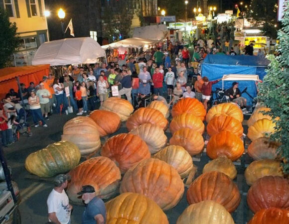 Giant Pumpkin Weigh-off kicks off Barnesville Pumpkin Festival